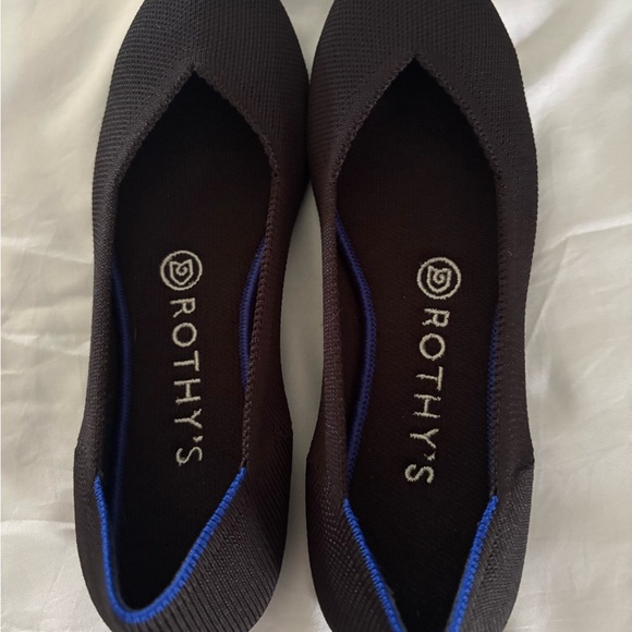 Rothy's Shoes - Rothy's Black and Blue Minimalist Flats